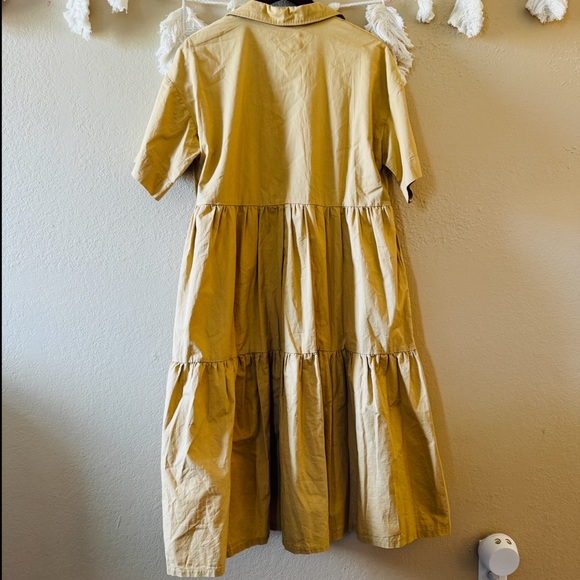 &merci | Button Down Tiered Dress - Picture 4 of 8